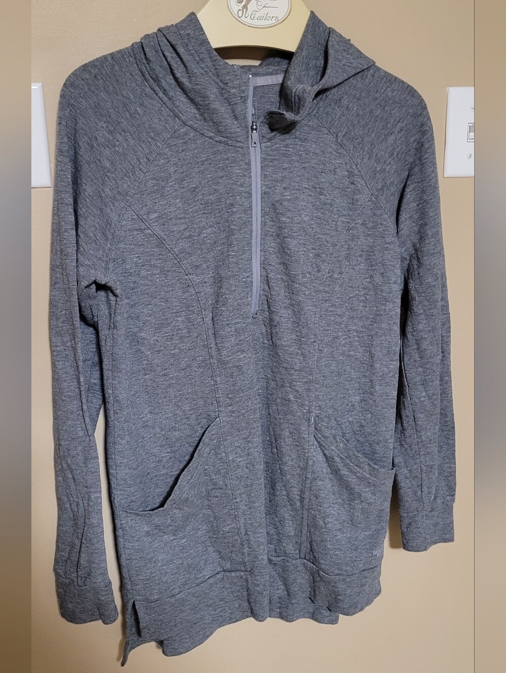 💜2 for $10💜 Bundle and save Heather Grey Half-Zip Hoodie Sweater